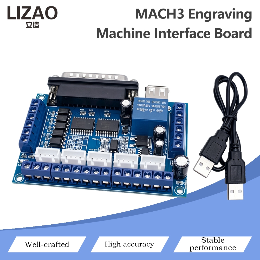 5 Axis Cnc Breakout Board Interface Mach3 - MACH3 CNC Breakout Board 5 Axis