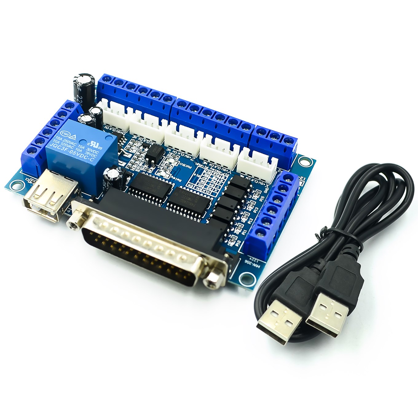 5 Axis Cnc Breakout Board Interface Mach3 - Upgraded 5 Axis CNC Interface Adapter