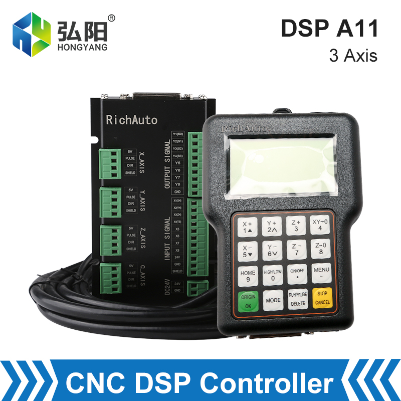 Hycnc Dsp Richauto Original 3  - огляд і ціна Richauto A11 Dsp Controller 3 Axis