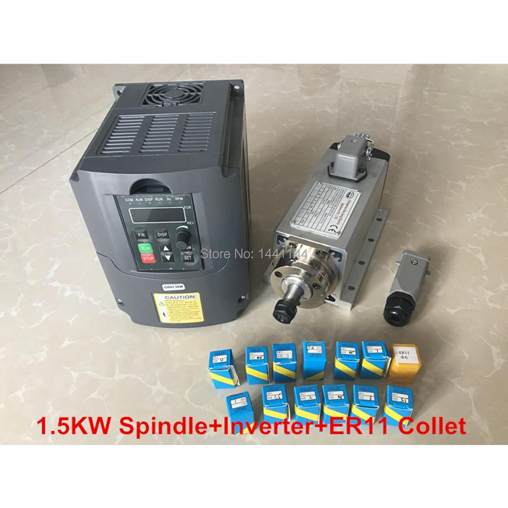 1.5KW Air Cooled Spindle Motor - огляд і ціна Air Cooled 1.5Kw Spindle Motor Inverter 110V