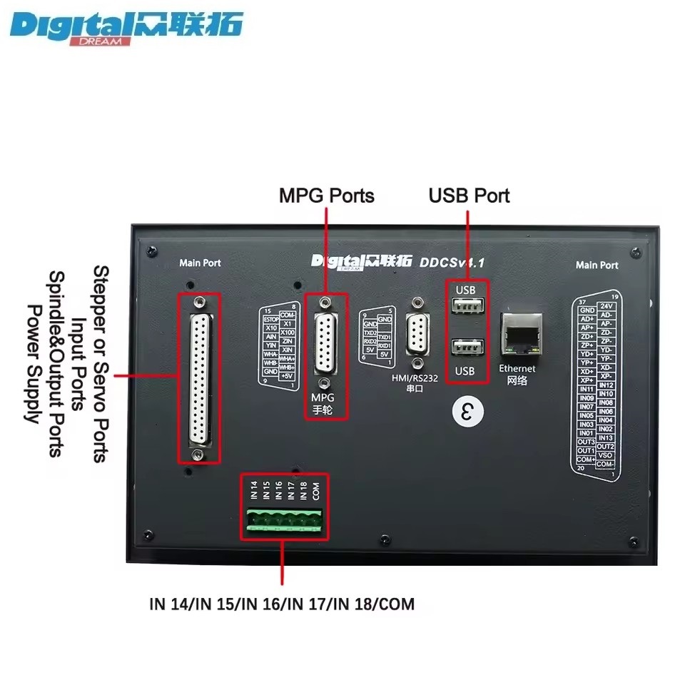 Digital Dream DDCS V4.1 3/4 Ax - огляд і ціна Ddcs V4.1 4 Axis Cnc Offline Controller