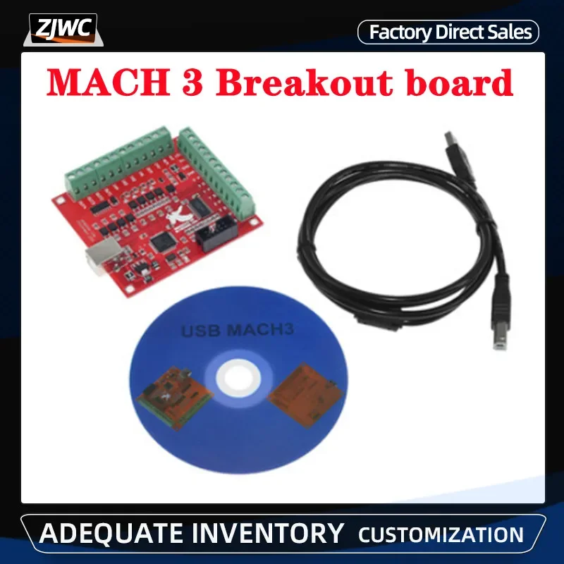 3pcs/Set 1pc 4 Axis MACH3 CNC  - огляд і ціна Mach3 Usb Cnc Controller 4 Axis 100Khz