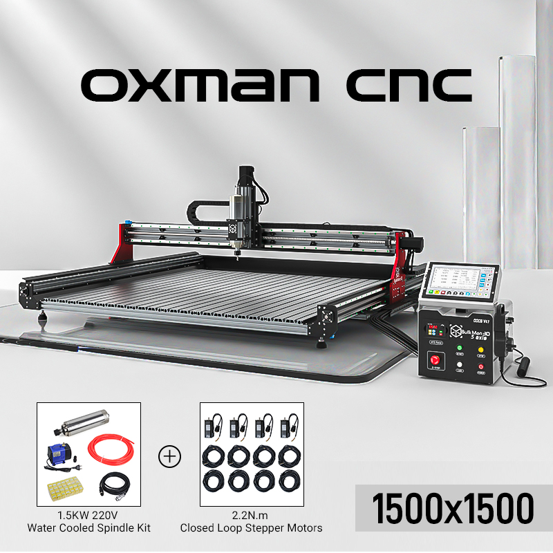 BulkMan3D 1500x1500 OX MAN CNC - огляд і ціна Ddcs V4.1 4 Axis Cnc Offline Controller
