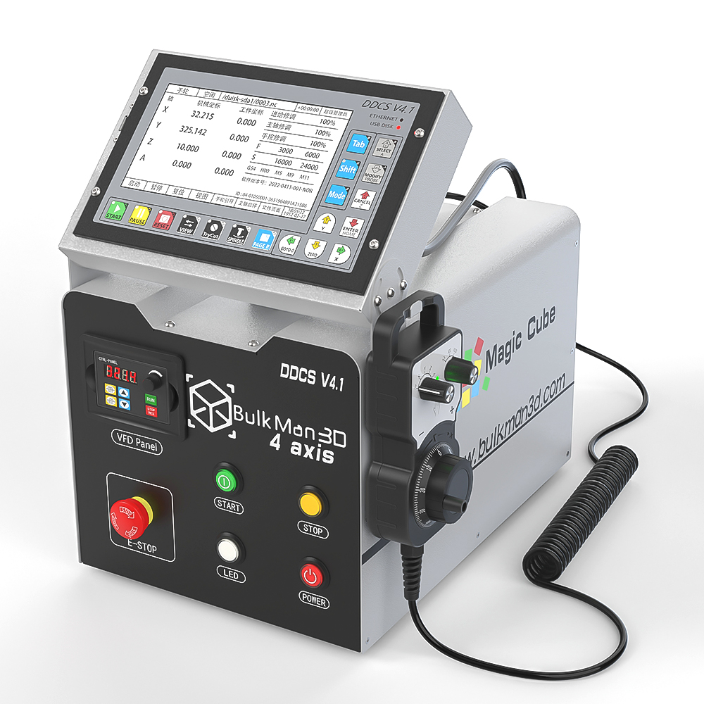 BulkMan3D 1500x1500 OX MAN CNC - огляд і ціна Ddcs V4.1 4 Axis Cnc Offline Controller