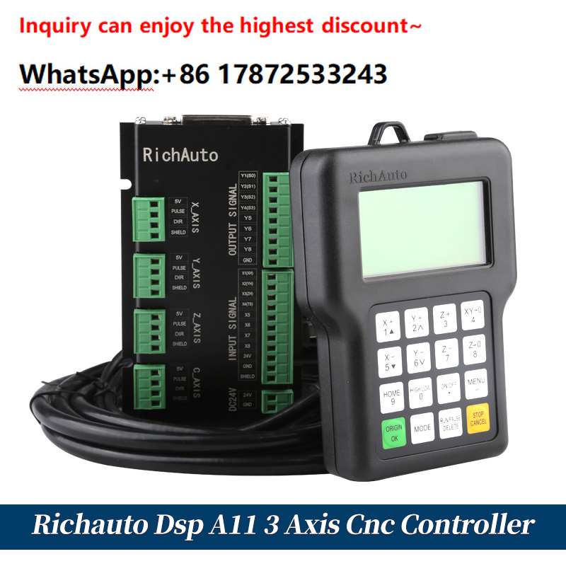 Dsp A11 Richauto 3-axis Cnc ro - огляд і ціна Richauto A11 Dsp Controller 3 Axis