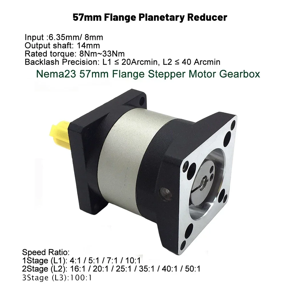 Planetary Gearbox 57 Motor TB6 - огляд і ціна Nema 23 Closed Loop Stepper Motor Driver Kit