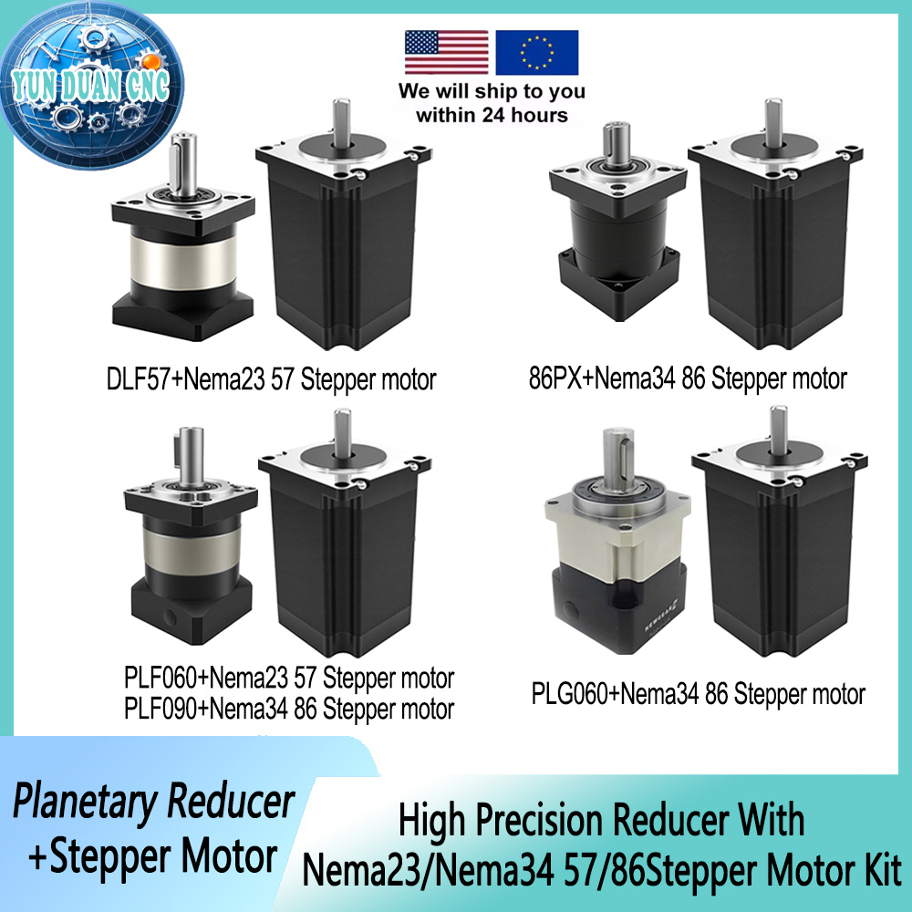 Planetary Reducer 57/86mm Step - огляд і ціна Planetary Gearbox Reducer Nema 23 34