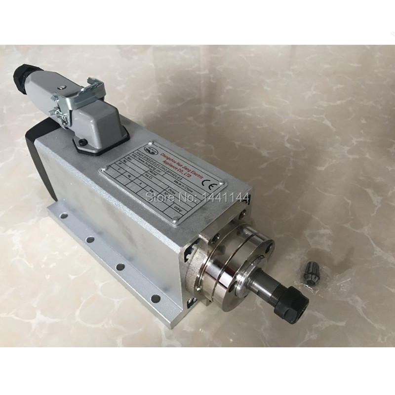 Air Cooled Spindle 3KW 220V/38 - огляд і ціна Er20 Collet Chuck Spindle Motor 220V