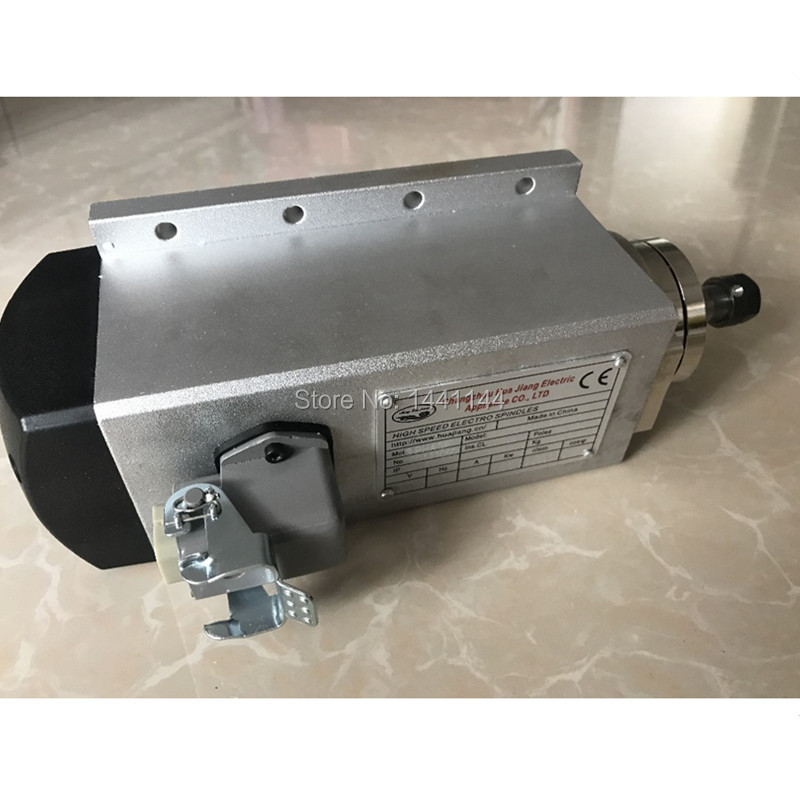 Air Cooled Spindle 3KW 220V/38 - огляд і ціна Er20 Collet Chuck Spindle Motor 220V