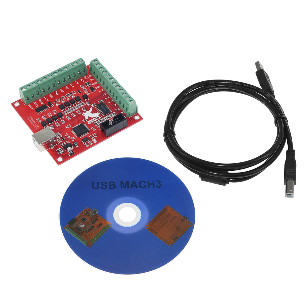 CNC USB Mach3 100Khz Breakout  - огляд і ціна Mach3 Usb Cnc Controller 4 Axis 100Khz