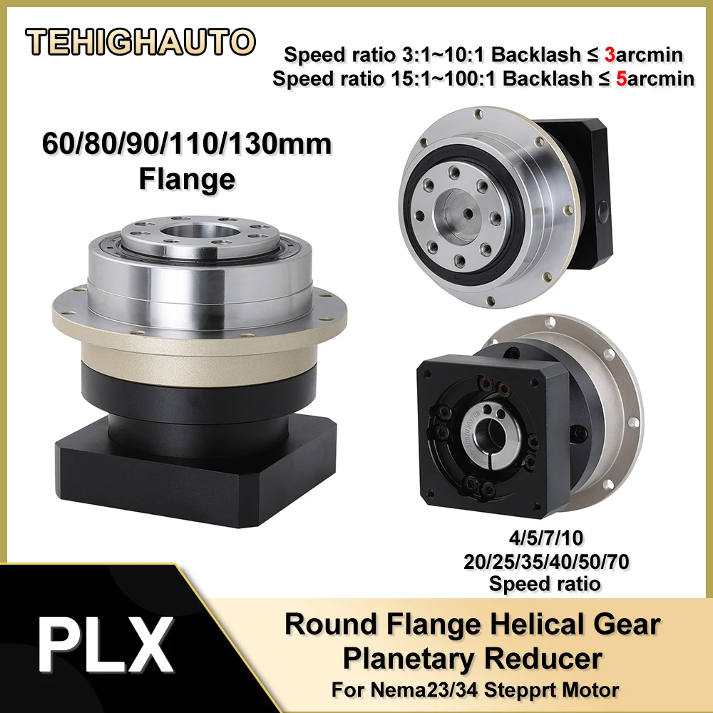 Circular Flange Helical Gear P - огляд і ціна Planetary Gearbox Reducer Nema 23 34