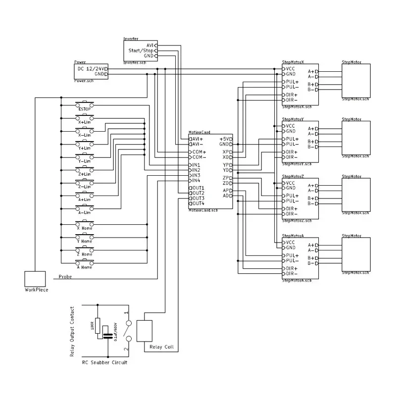5 Axis Interface Board Mach3 B - огляд і ціна 5 Axis Cnc Breakout Board Interface Mach3
