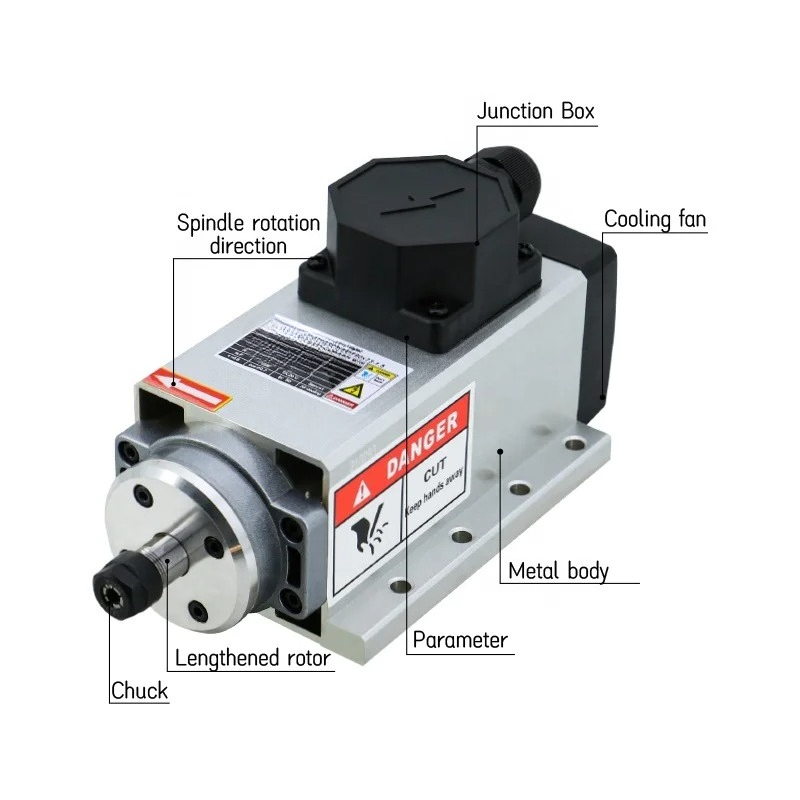 Milling Machine Spindle Motor  - огляд і ціна Er20 Collet Chuck Spindle Motor 220V