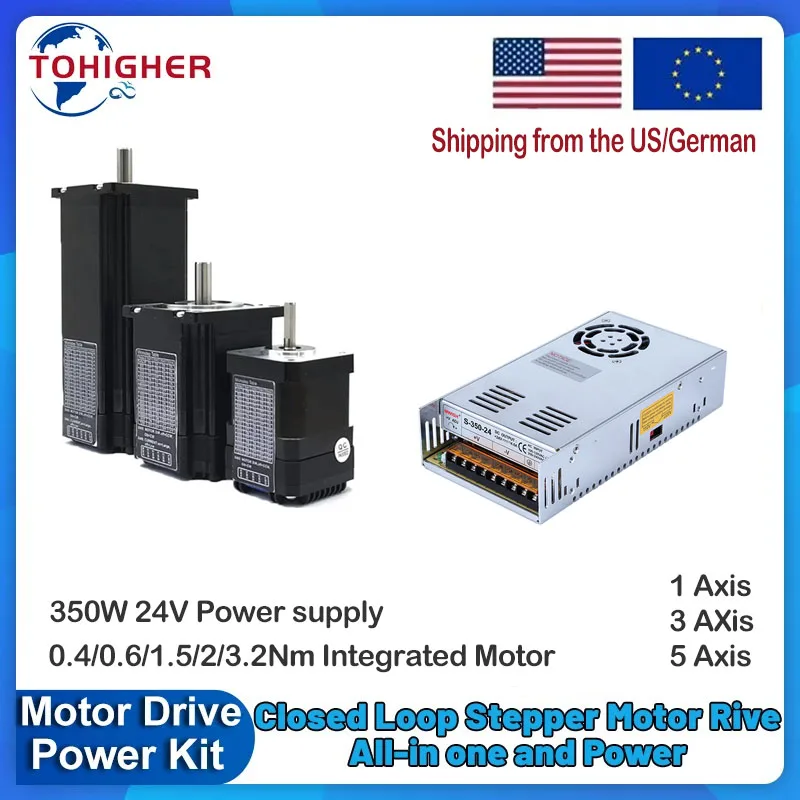 Nema17 Nema23 Stepper Motor Dr - огляд і ціна Nema 23 Closed Loop Stepper Motor Driver Kit