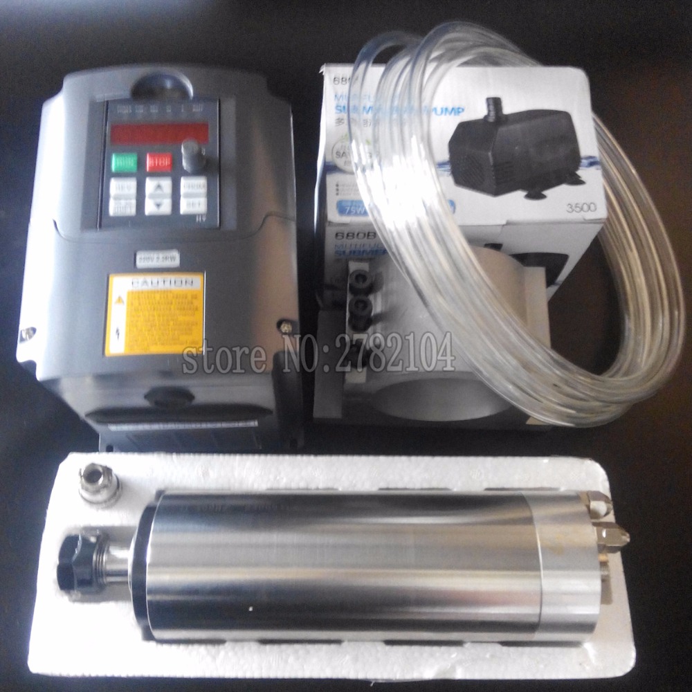 Water Cooled Spindle Kit 2.2KW - огляд і ціна 2.2Kw Water Cooled Spindle Kit Vfd