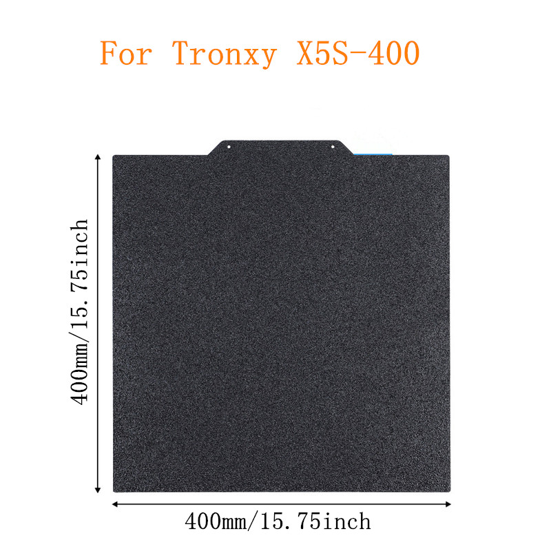 400x400mm Textured/Smooth PEI  - огляд і ціна Cnc 3018 Pro Max Metal