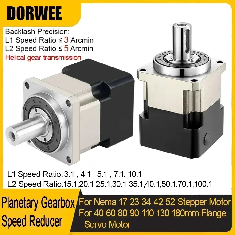 Helical Gear Reducer Gearbox F - огляд і ціна Planetary Gearbox Reducer Nema 23 34