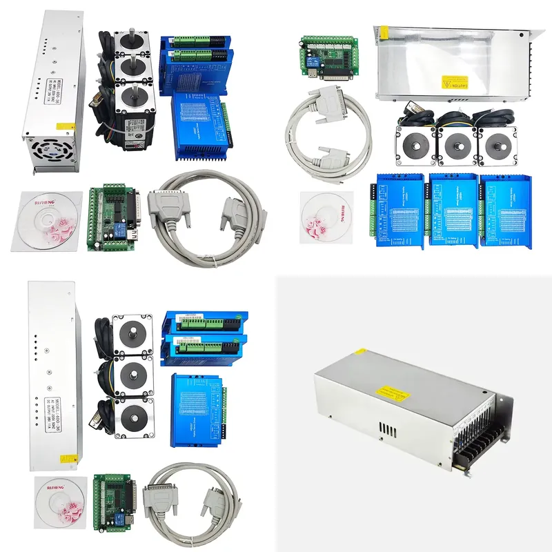 3 Axis 2N.m Nema23 CNC Kit Ser - огляд і ціна Nema 23 Closed Loop Stepper Motor Driver Kit