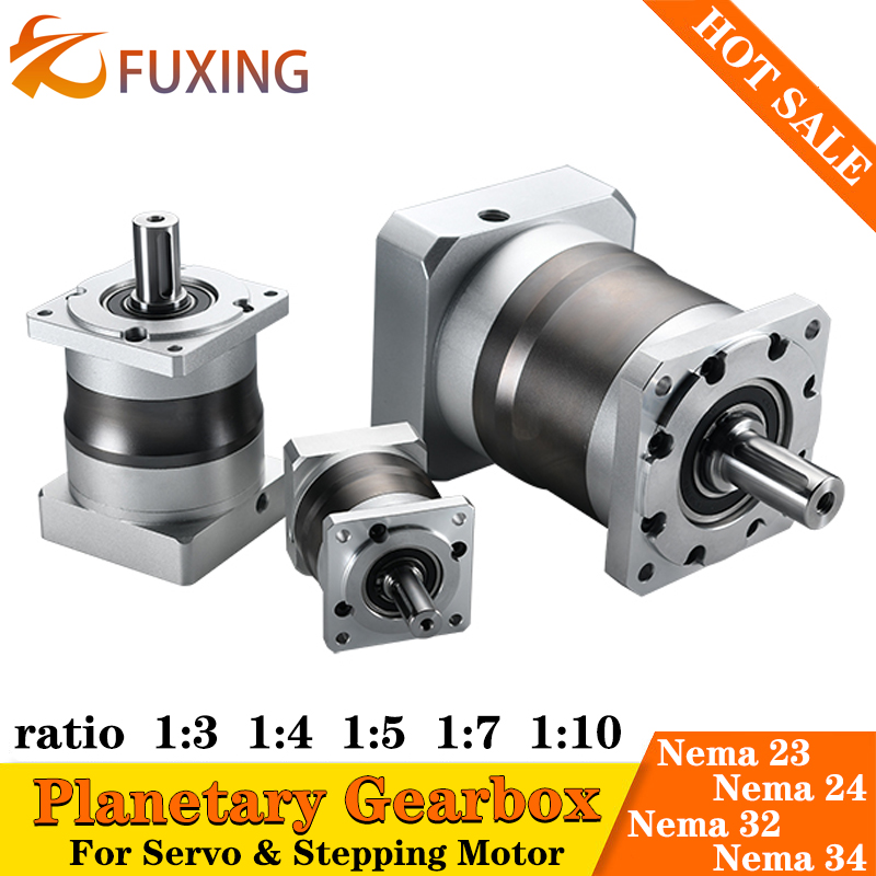 PLF85A Ratio 5:1 10:1 20:1 40: - огляд і ціна Planetary Gearbox Reducer Nema 23 34