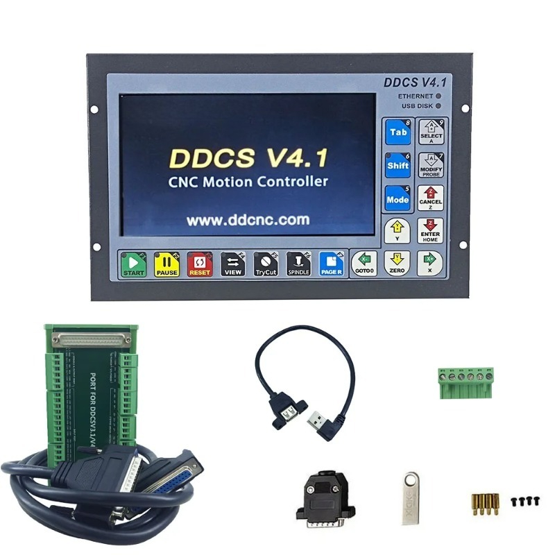 DDCS V4.1 Standalone Motion Co - огляд і ціна Ddcs V4.1 4 Axis Cnc Offline Controller