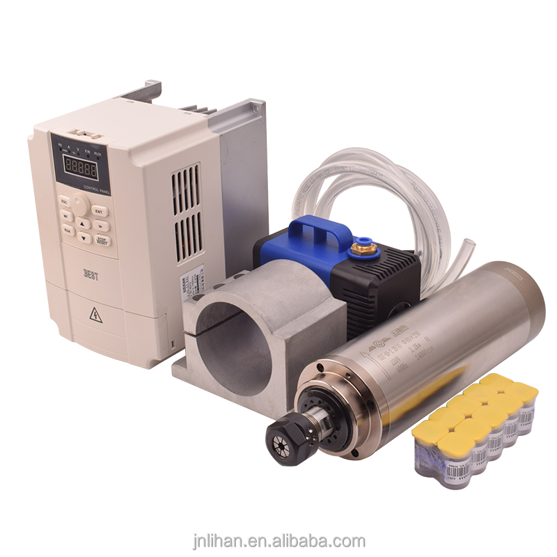 GDZ 2.2KW 220V Water Cooled CN - огляд і ціна 2.2Kw Water Cooled Spindle Kit Vfd