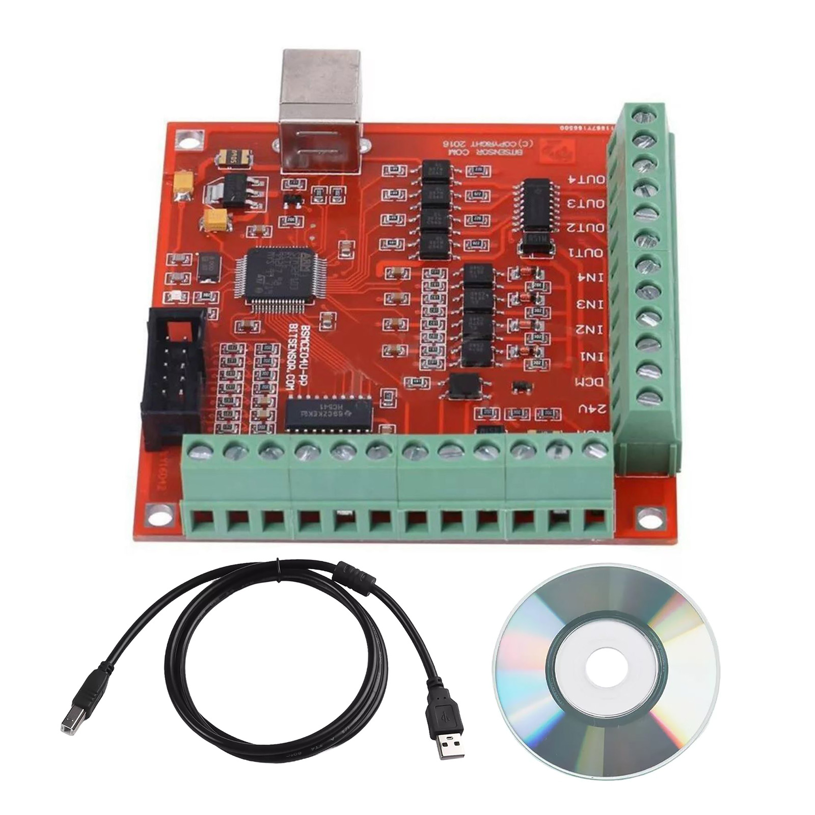 USB CNC 4-Axis Motion Control  - огляд і ціна Mach3 Usb Cnc Controller 4 Axis 100Khz
