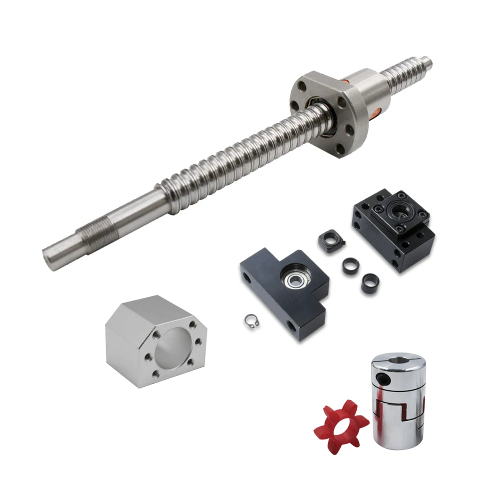 2 set HGR20 HGR15 Linear Guide - огляд і ціна Hgr20 Linear Guide Rail Ballscrew Set