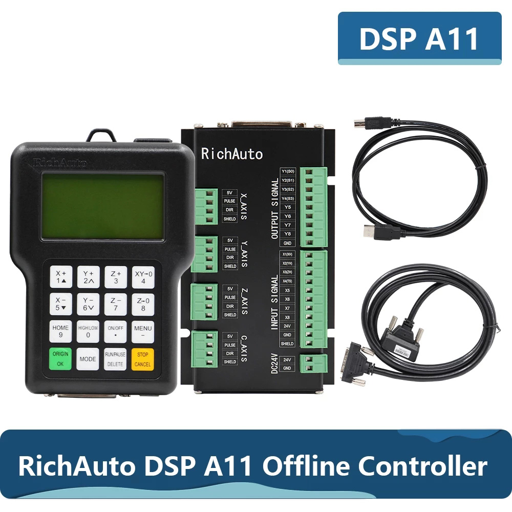 RichAuto DSP A11 CNC controlle - огляд і ціна Richauto A11 Dsp Controller 3 Axis