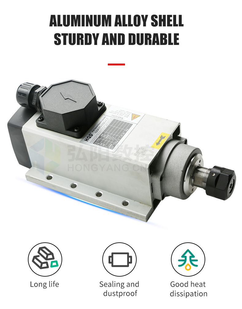 2.2kw ER20 Water-Cooled Millin - огляд і ціна 2.2Kw Water Cooled Spindle Kit Vfd