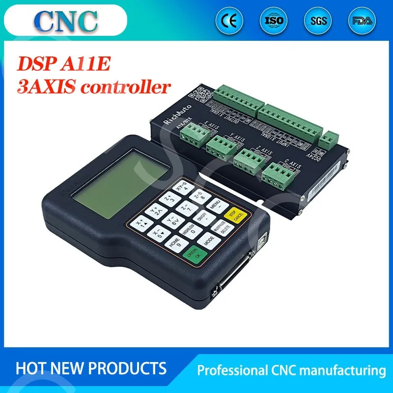 RichAuto DSP A11E 3-axis contr - огляд і ціна Richauto A11 Dsp Controller 3 Axis