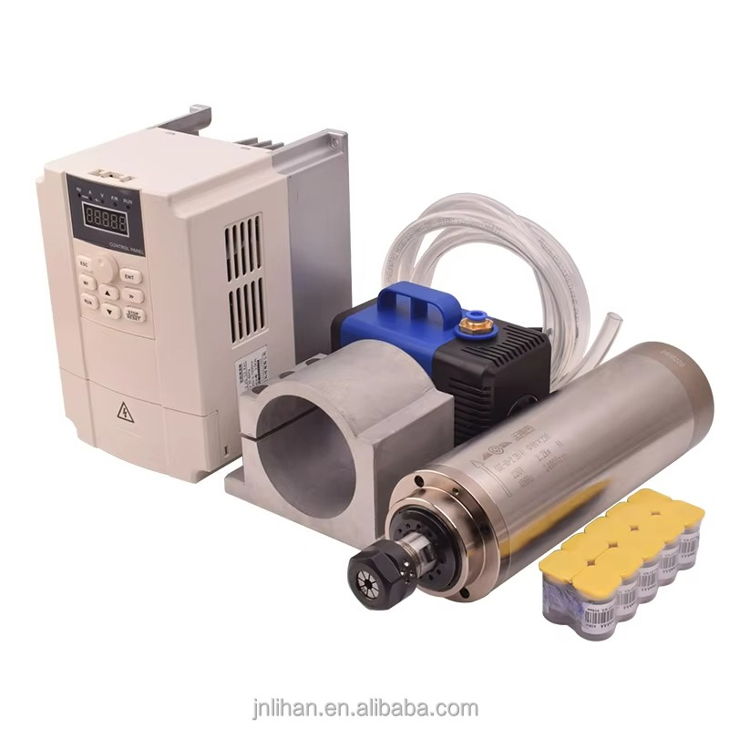 2.2KW 220V Water Cooled Machin - огляд і ціна 2.2Kw Water Cooled Spindle Kit Vfd