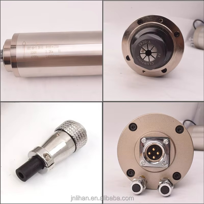 2.2KW 220V Water Cooled Machin - огляд і ціна 2.2Kw Water Cooled Spindle Kit Vfd