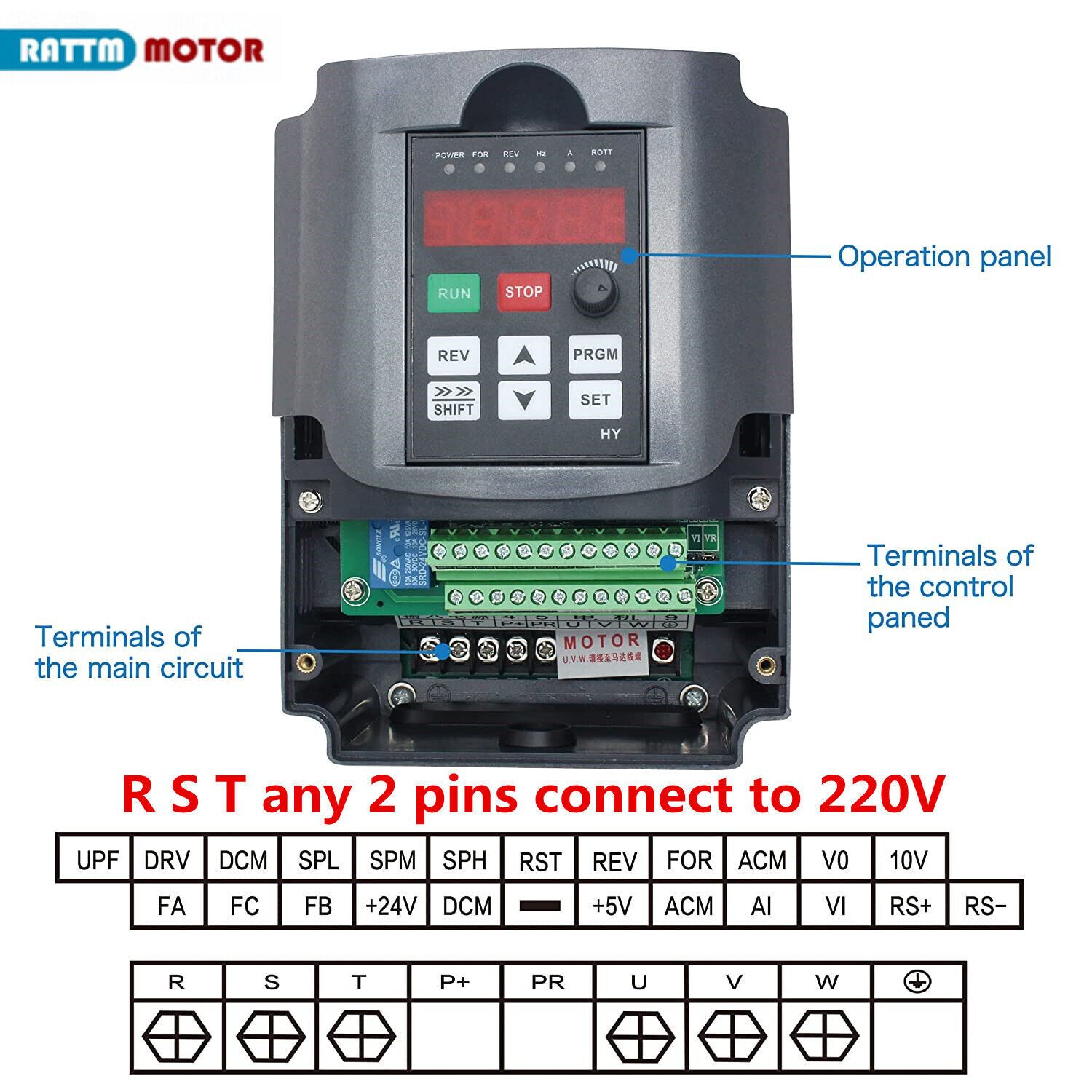 2.2KW 110V or 220V 8A GDZ-80-2 - огляд і ціна 2.2Kw Water Cooled Spindle Kit Vfd