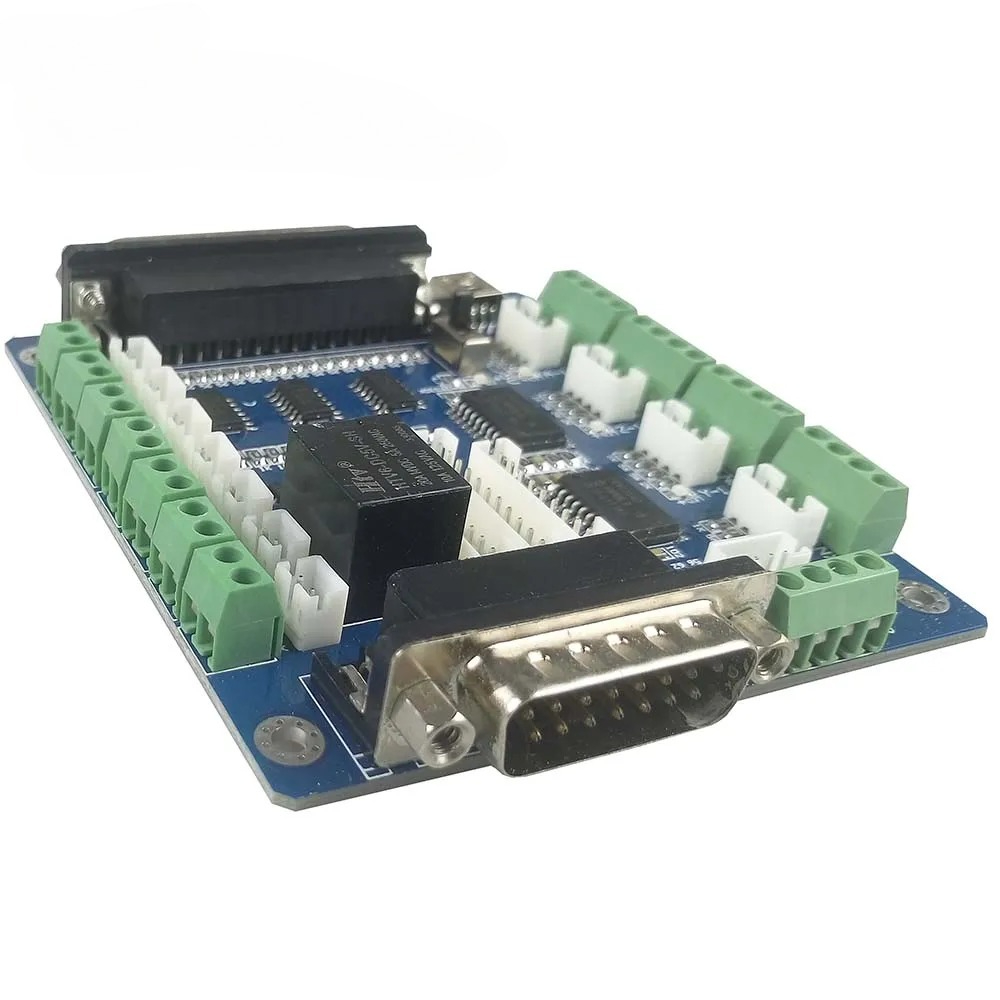 Mach3 5 Axis CNC Breakout Cont - огляд і ціна 5 Axis Cnc Breakout Board Interface Mach3