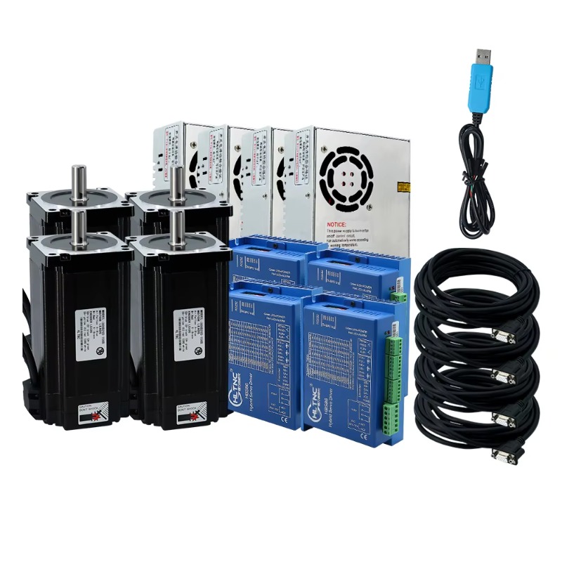 4 Axis Nema 34 Closed Loop Ste - огляд і ціна Hybrid Servo Driver Nema 34 8.5Nm