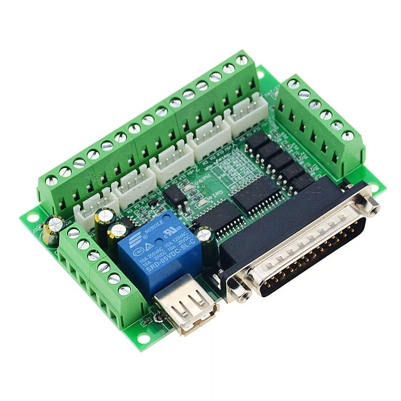 5 Axis CNC Interface Adapter B - огляд і ціна 5 Axis Cnc Breakout Board Interface Mach3