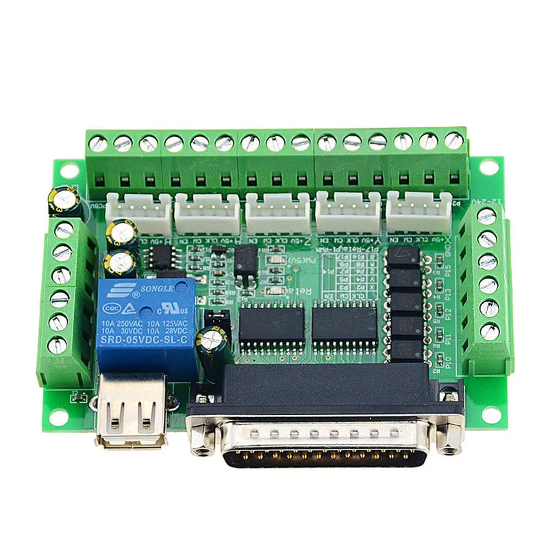 5 Axis CNC Interface Adapter B - огляд і ціна 5 Axis Cnc Breakout Board Interface Mach3